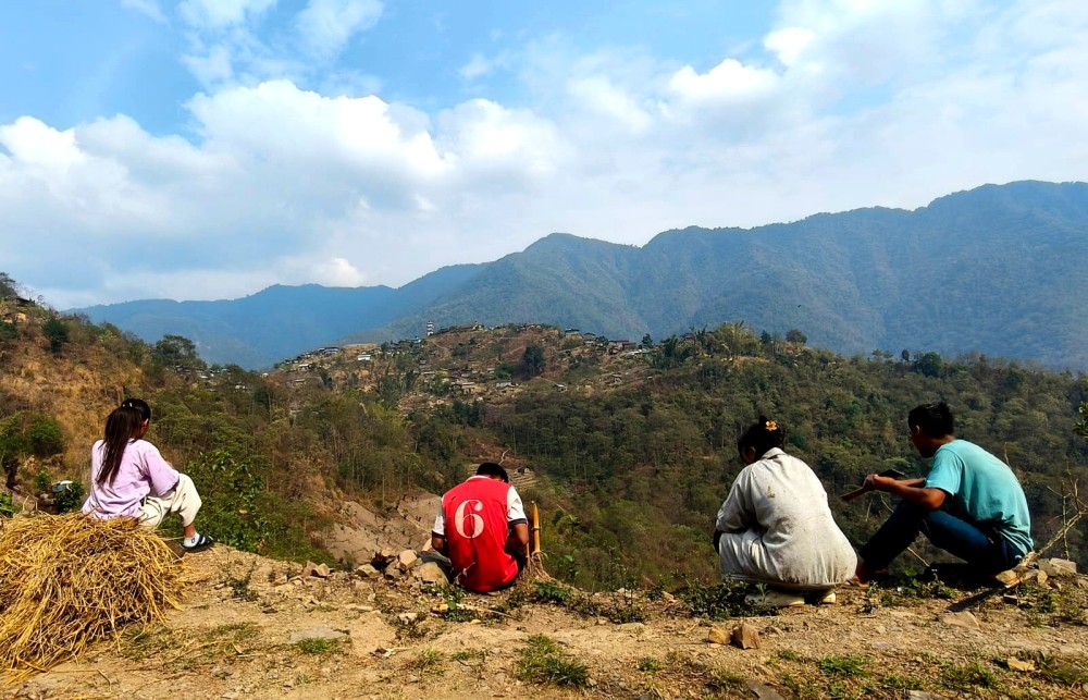 A view of Chendang village, Tuensang district, Nagaland. (Photo Courtesy: Abhayjeet Gupta)